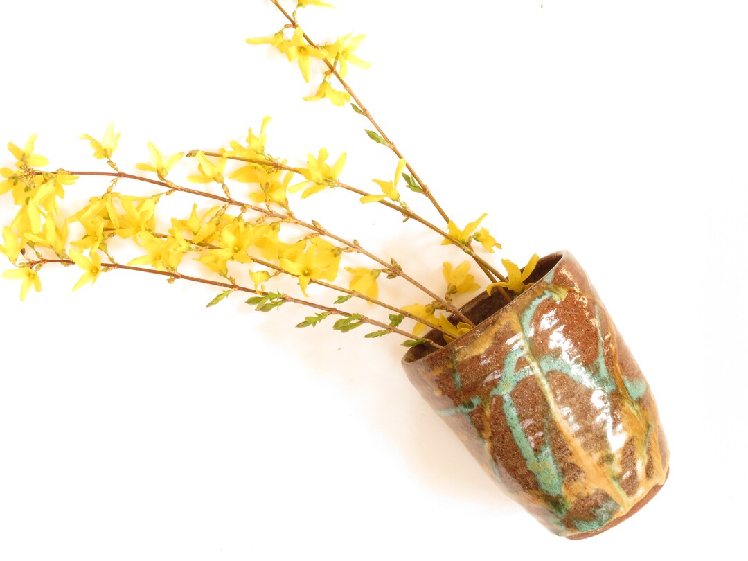 Mid Century Studio Pottery Vase - Vintage Studio Pottery - MCM Signed ...