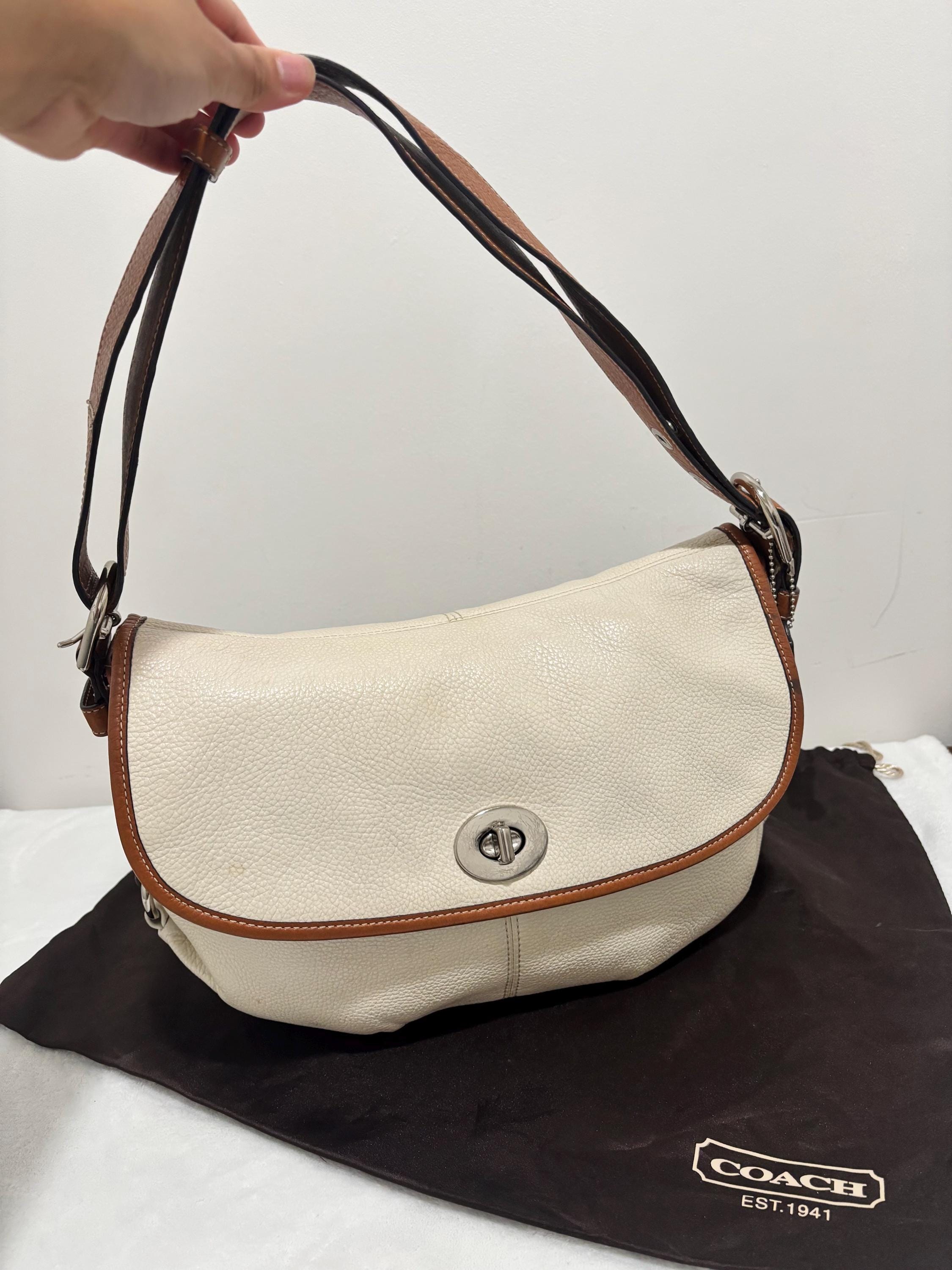 Vintage Coach Leather Bag - Etsy Canada
