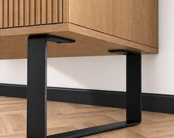 Pieds de meubles en acier, pieds de commode de rechange, pieds de meuble TV, hauteur 25 cm