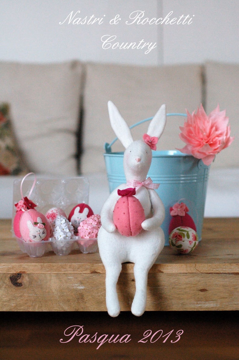 Easter Bunny PDF English Model Etsy