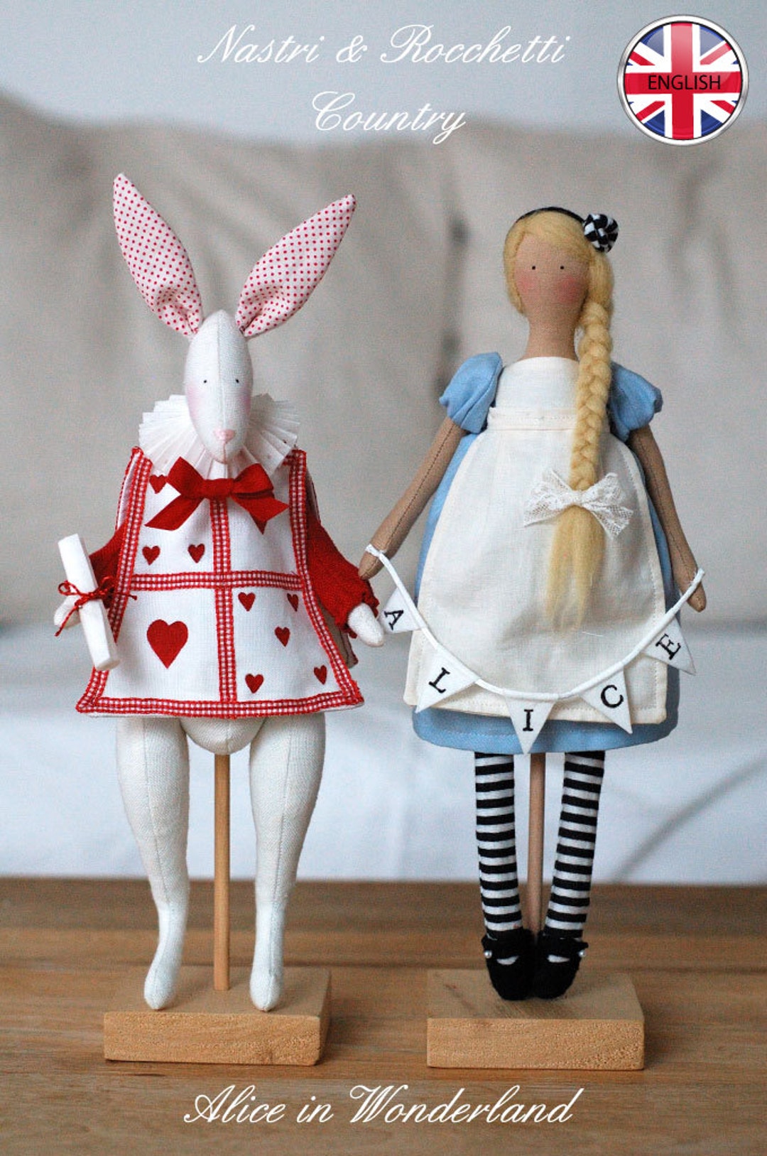White Rabbit Pdf Alice and the White Rabbit PDF Eng / Ita - Etsy