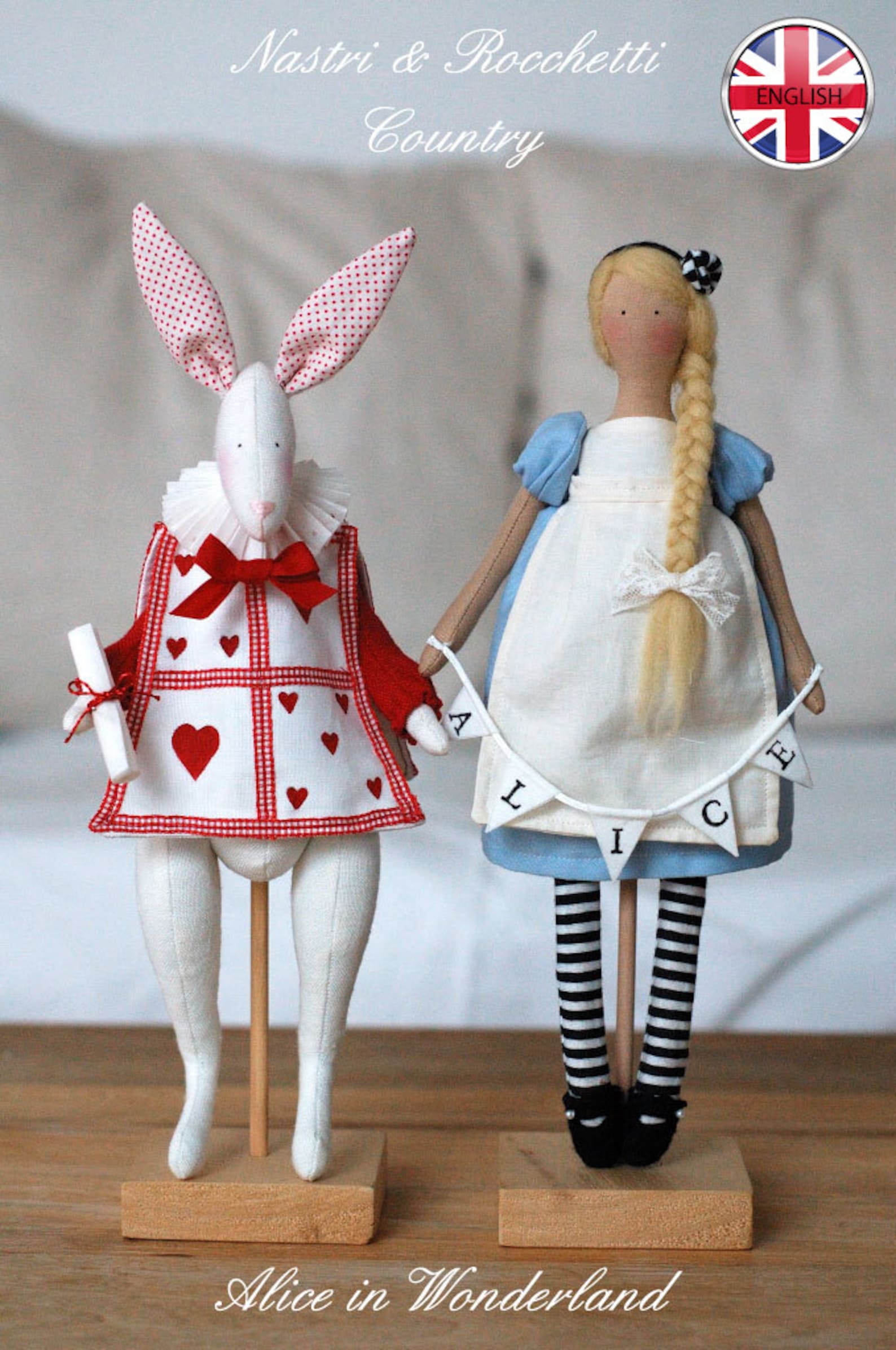 Alice and the White Rabbit PDF Eng / Ita - Etsy