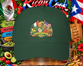 Italian American Pride Embroidered Dad Hat Italy Heritage Custom Hat