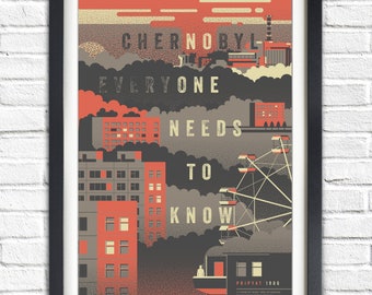 Chernobyl Poster Etsy