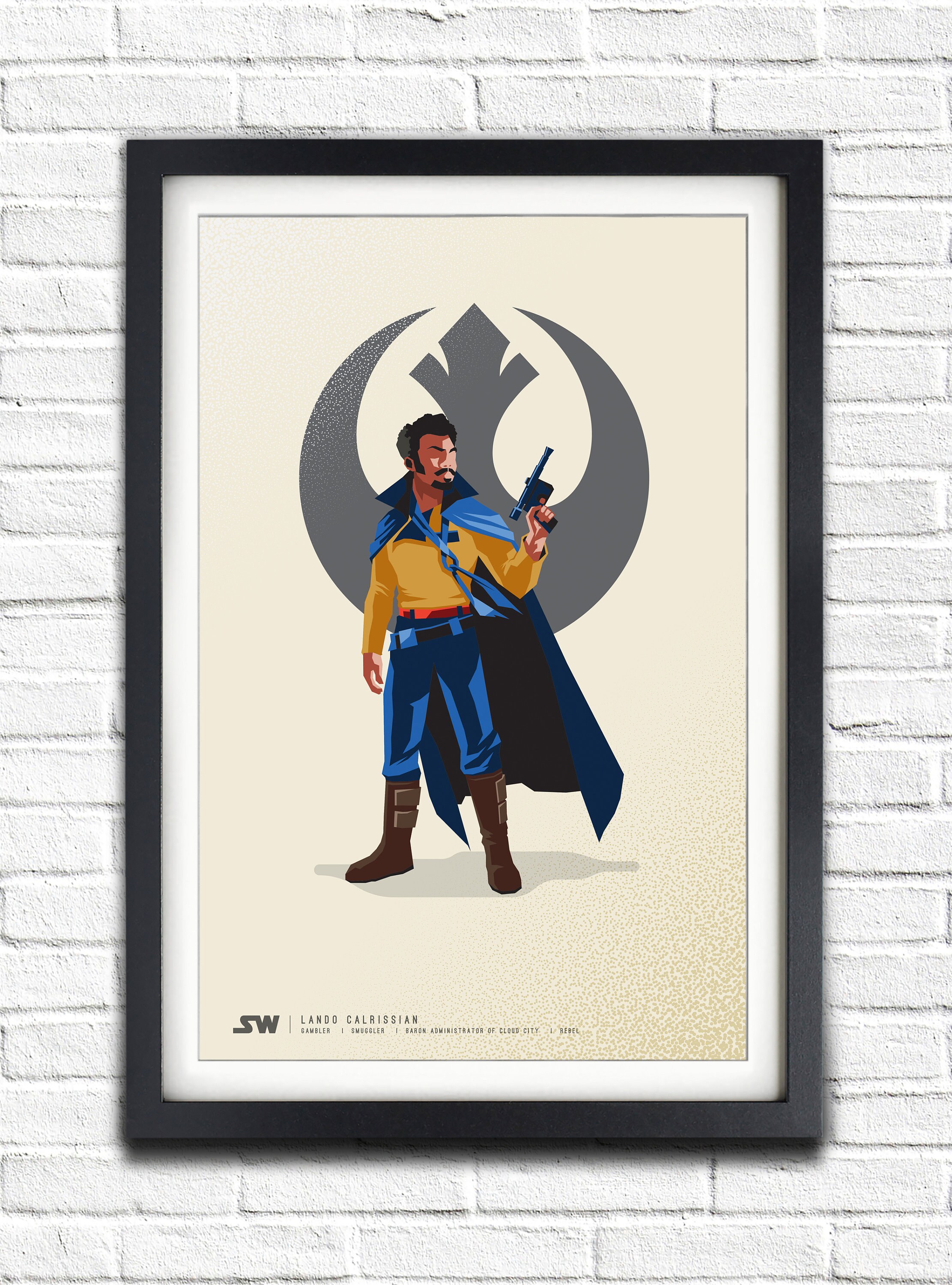 Star Wars Solo Series Lando Calrissian 19x13 Poster Etsy