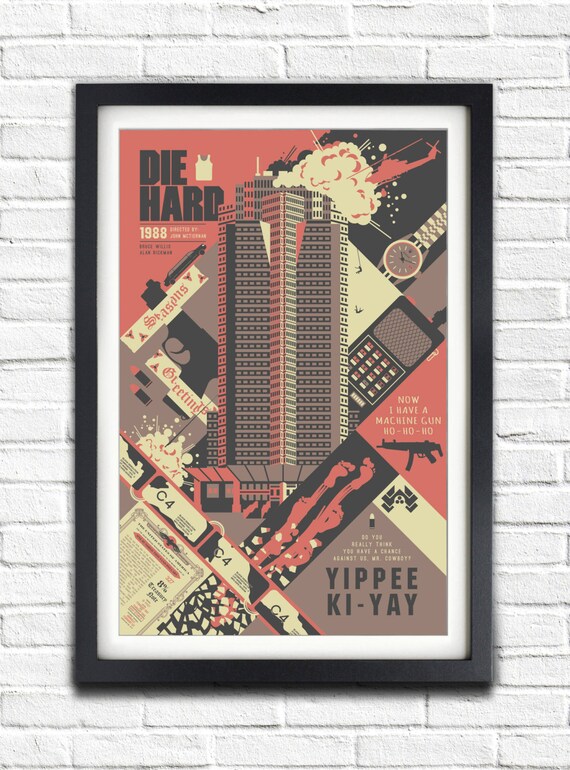 Die Hard - 1988 - 19x13 Poster