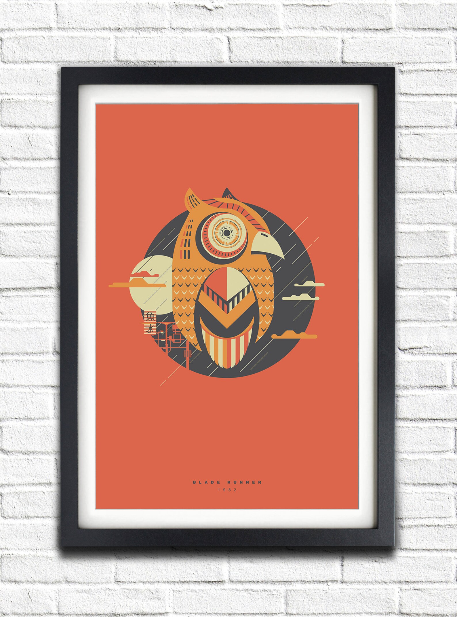 Blade Runner Owl Poster Etsy