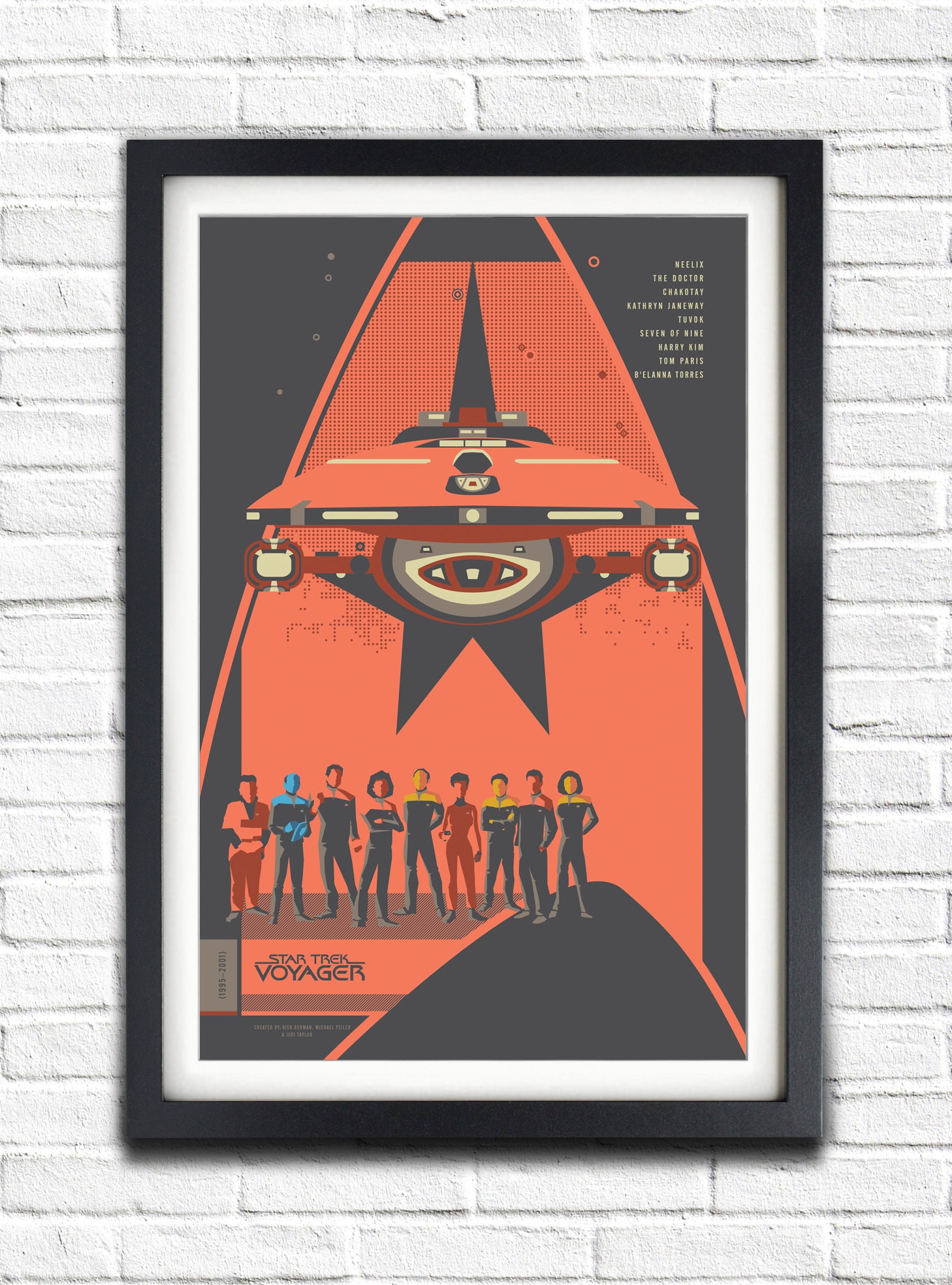 star trek voyager posters