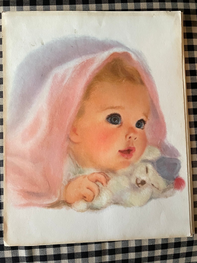 Vintage 1950s/1960s Northern Tissue Baby Prints Etsy