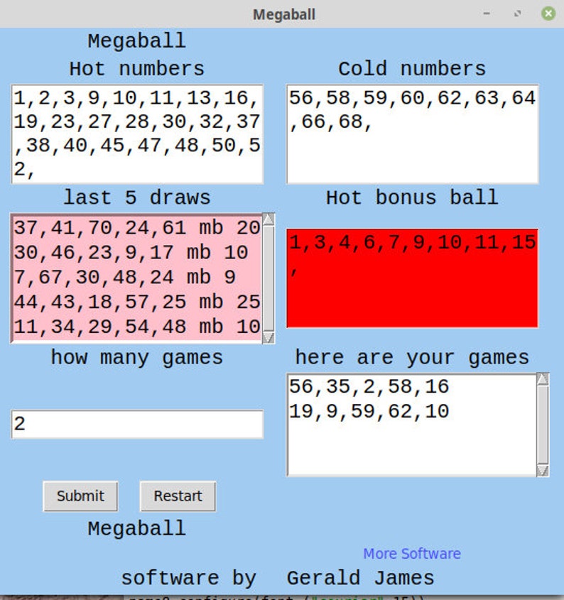 Mega Millions Lottery Numbers Software for Windows 7 , 8 & 10 - Etsy