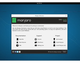 Linux Manjaro OS based on Arch linux USB 32GB Bootable USB