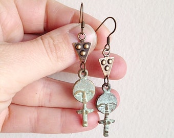 African Fertility Goddess Earrings