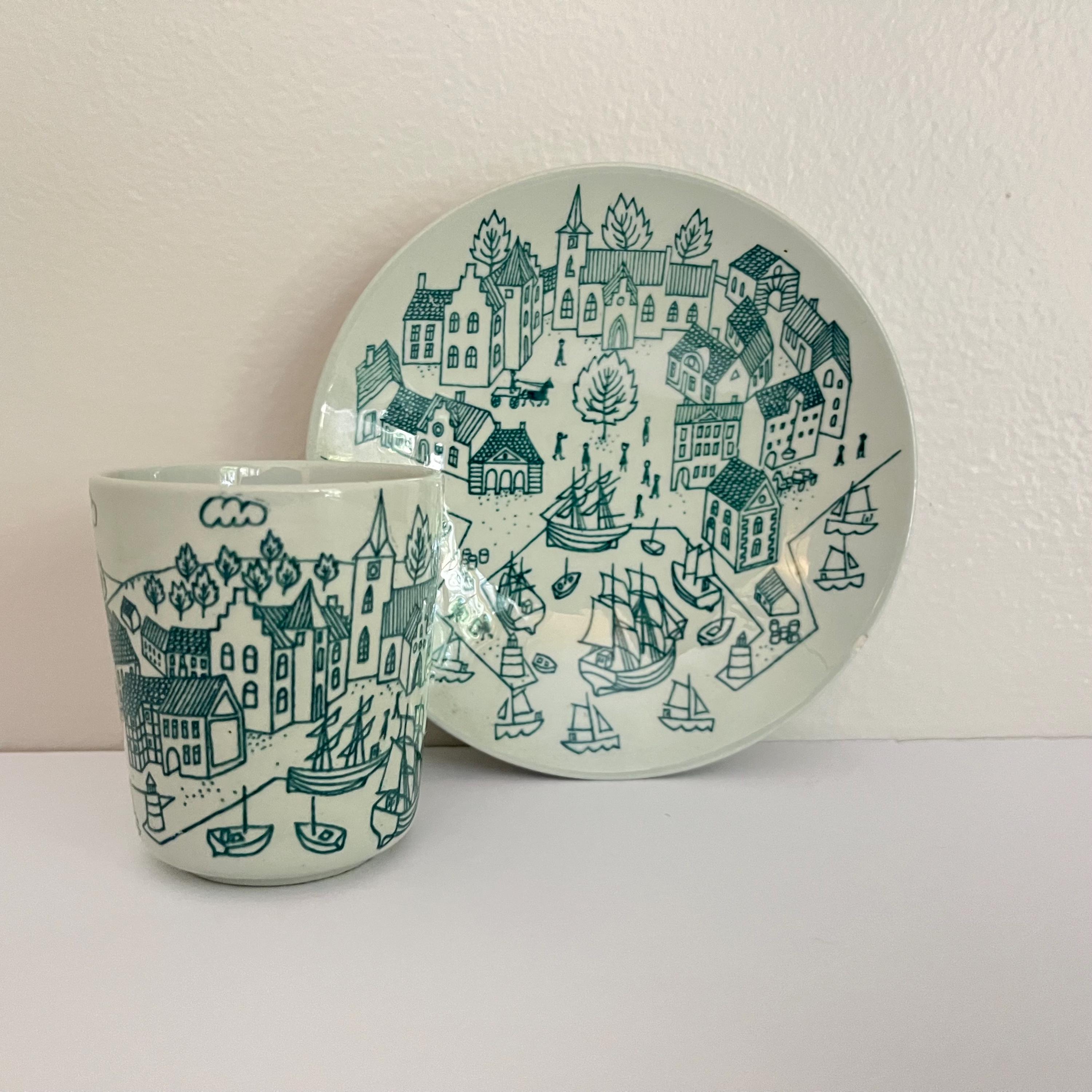 Denmarkニモール窯製ビンテージキャニスター Nymolle Denmark - Etsy