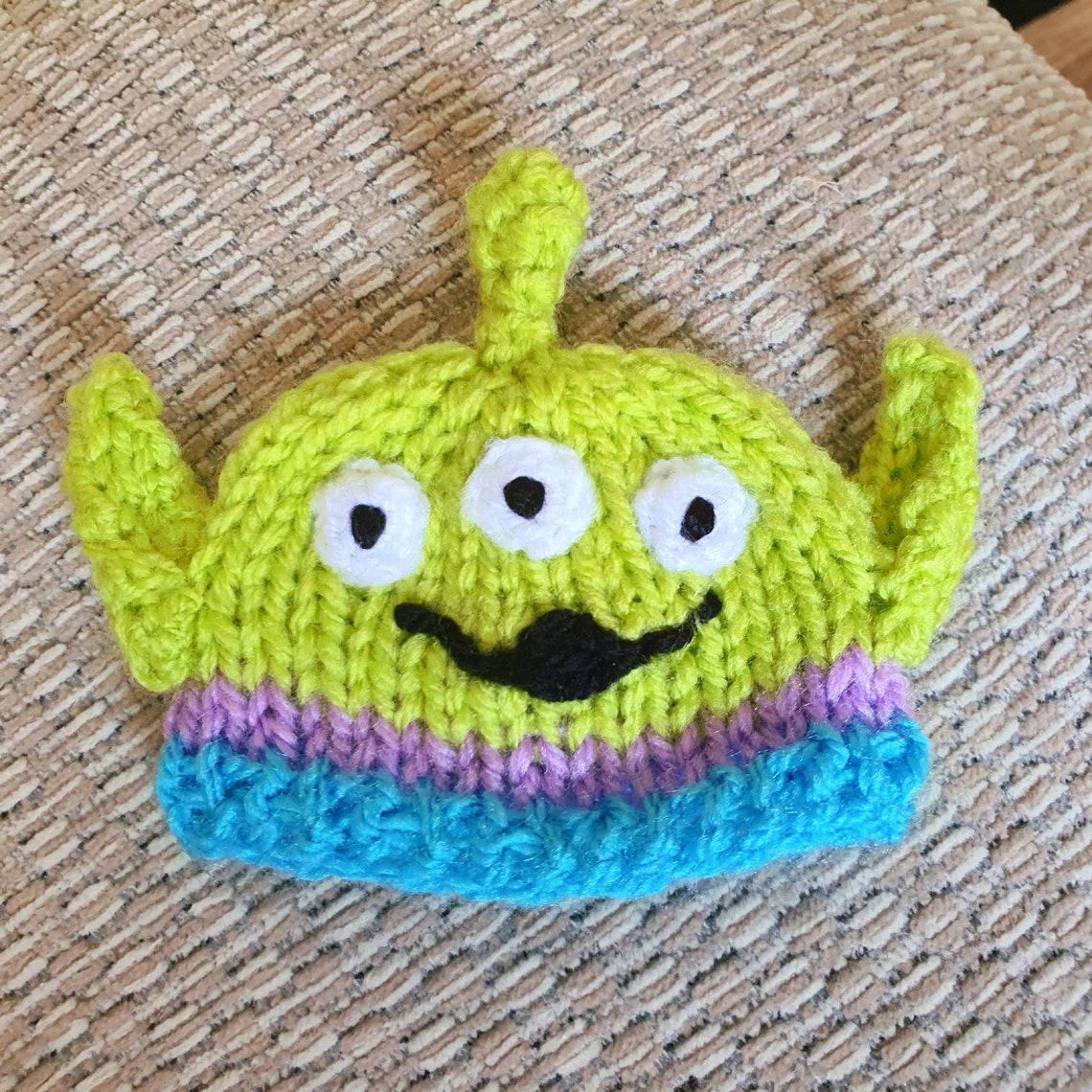 Little Green Man Toy Story Alien Inspired Beanie Hat for Etsy