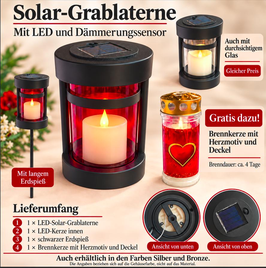 Grablaterne solar