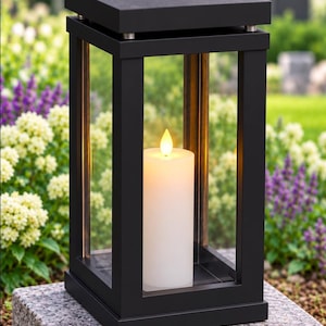Led kerze grab