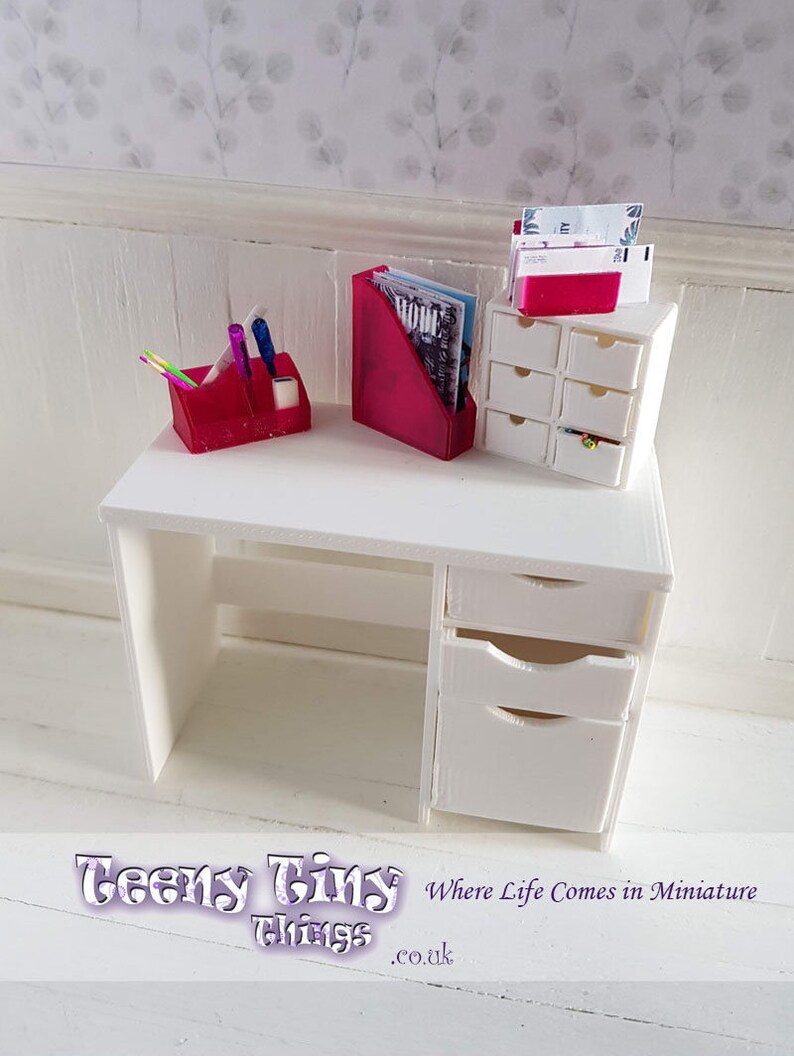 1/12th Scale Miniature Dollhouse Office Accessories Etsy