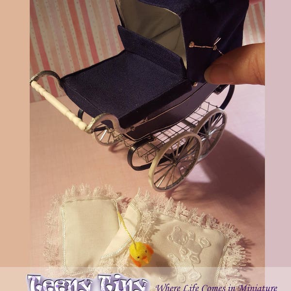 Dolls House 1/12th Scale Carriage Pram KIT