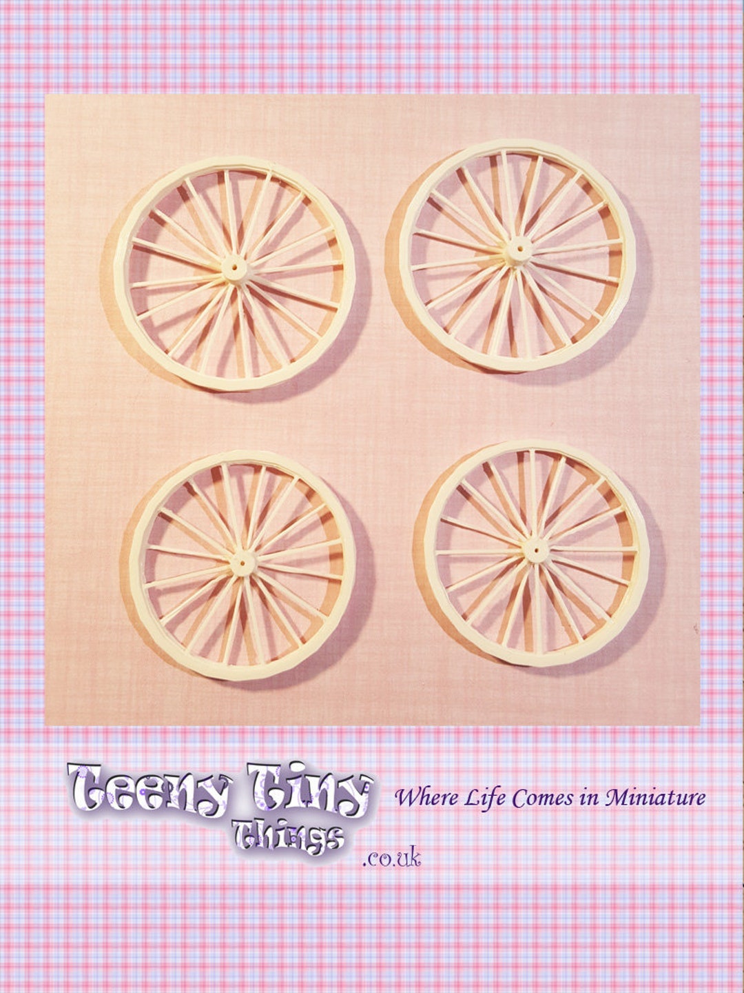 Dolls House 1/12th Scale Pram Wheels Kit TWO SIZES to Choose From - Etsy