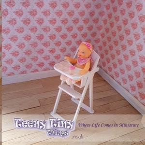 Dolls House 1/12th Scale Miniature Baby with moving head and limbs Six Month Old Size image 7