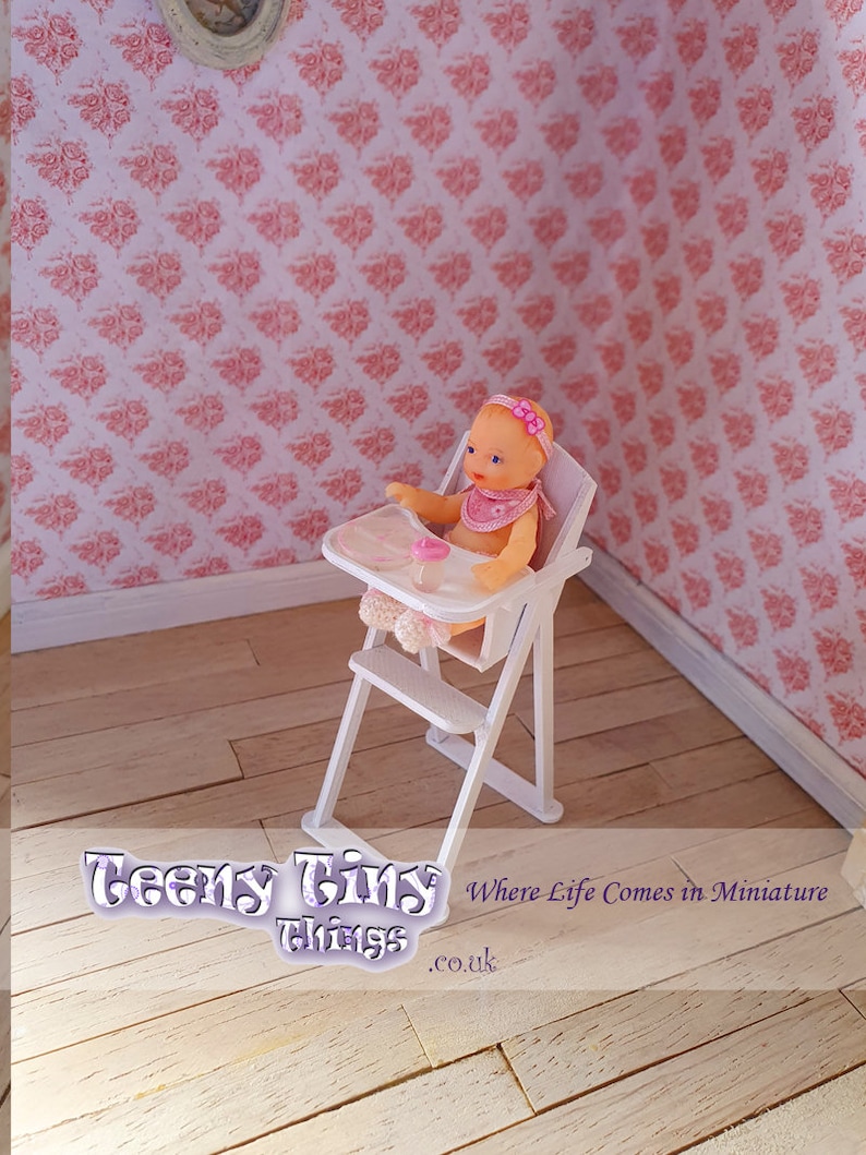 Dolls House 1/12th Scale Miniature Baby with moving head and limbs Six Month Old Size image 7