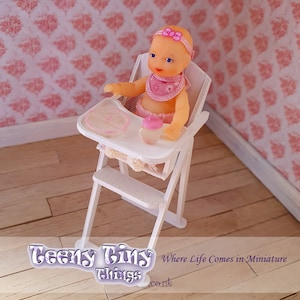 Dolls House 1/12th Scale Miniature Baby with moving head and limbs Six Month Old Size image 3