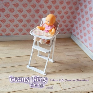 Dolls House 1/12th Scale Miniature Baby with moving head and limbs Six Month Old Size image 5