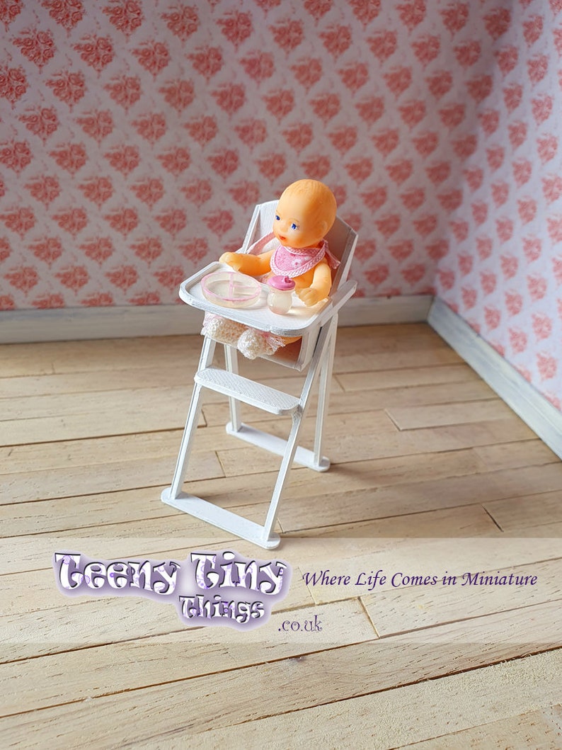 Dolls House 1/12th Scale Miniature Baby with moving head and limbs Six Month Old Size image 5
