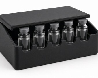 Peptide Vial Storage Case — 3D Printed Organizer for 3ml Vials (Made to Order)