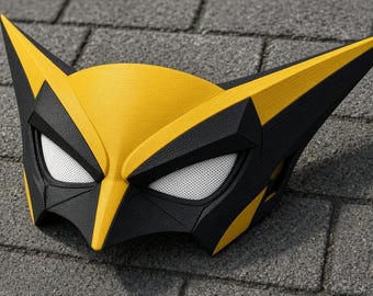 Wolverine Mask — 3D Printed Cosplay Cowl (Made to Order)