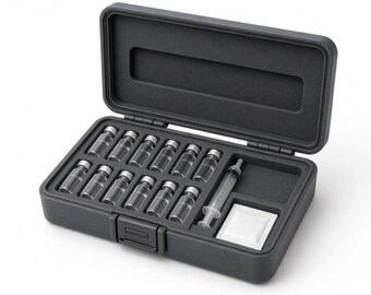 Peptide Vial Travel Case — 3D Printed Storage for 5ml / 10ml Vials