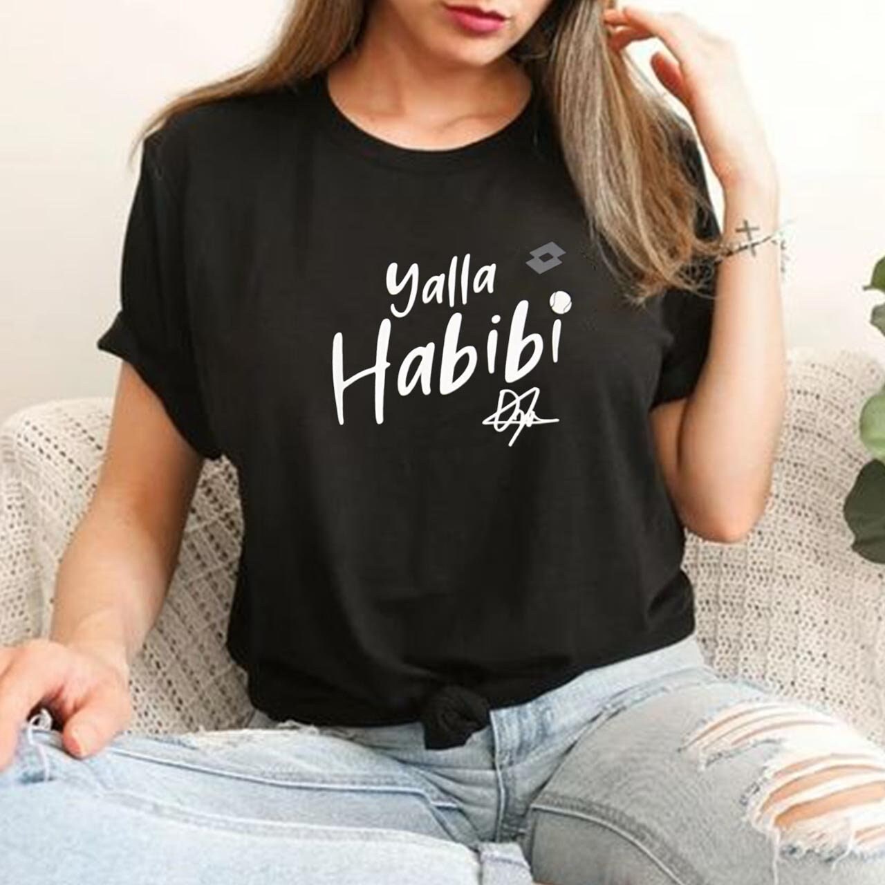 2022 Yalla Habibi Ons Jabeur Shirt Starting at $9.45 By Floral Mind