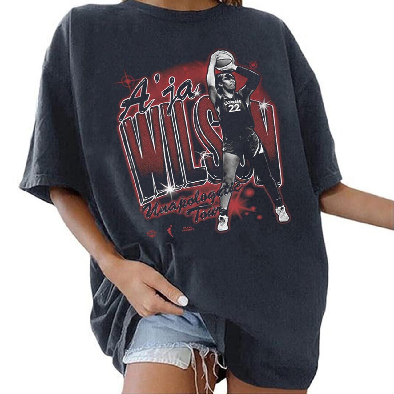 Discover A'ja Wilson Shirt, Vintage Style WNBA A'ja Wilson Shirt