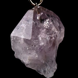 Satyaloka Azeztulit Quarz mit Amethyst Anhänger Hochfrequenz Synergy 12 Healing Bliss Kristall #6806