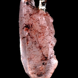 Nirvana ice quartz pendulum Himalayan crystal pendant-Divination dowsing #6805