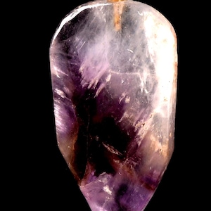 Satyaloka Azeztulit Quarz mit Amethyst Anhänger Hochfrequenz Synergy 12 Healing Bliss Kristall # 7559