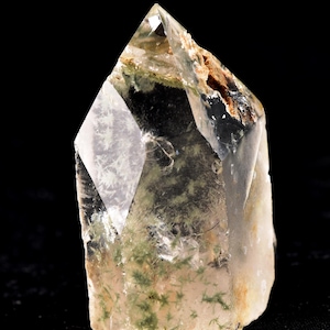 Himalayan green chlorite rutile  flower,rainbow in tip  purifying, detoxifying cleanse the aura, chakras and energy meridians    7098