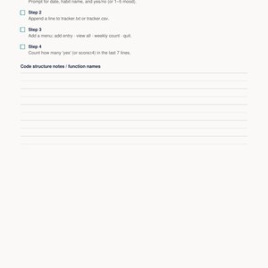 Python for Beginners Five Projects Practice Lab Workbook | Coding Drills PDF image 4