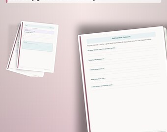 Diario de gratitud para mamás primerizas / PDF imprimible de 30 días / Indicaciones diarias sencillas GoodNotes