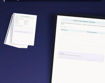 Diario para relajarse antes de dormir / 30 páginas para imprimir en PDF / Reflexiones tranquilas para la hora de acostarse (para GoodNotes)