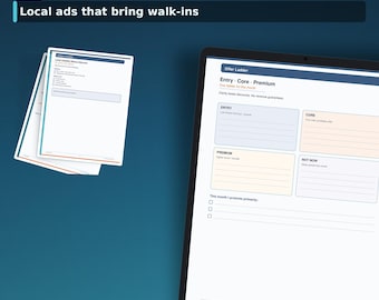 Digital Marketing India Local Business Campaign Planner | Printable PDF Workbook | WhatsApp Instagram Calendar