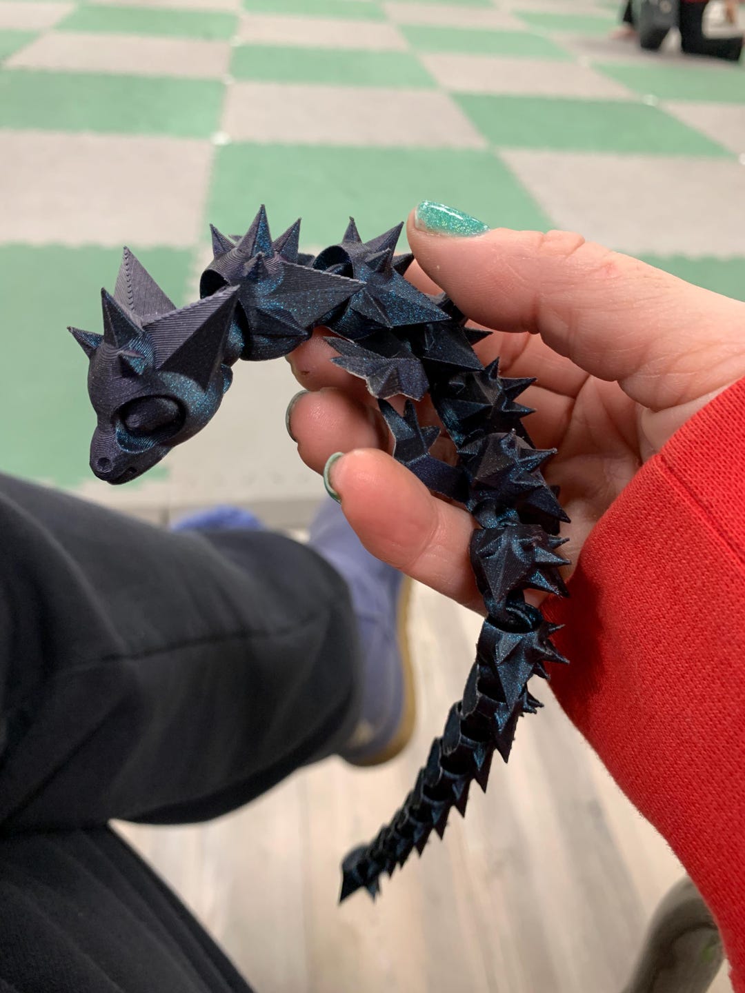 3d Printed Articulated Dragon - Etsy