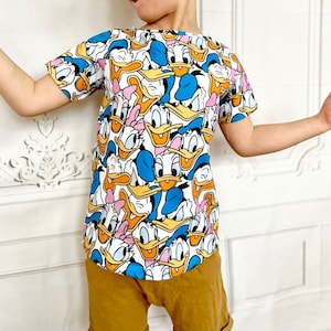 Donald Duck T-shirt, T-shirt Disney World personage, Disney vakantie T-shirt voor kinderen, T-shirt Disney reis, T-shirt Donald Daisy, T-shirt Disney personage, shirt Disney personage