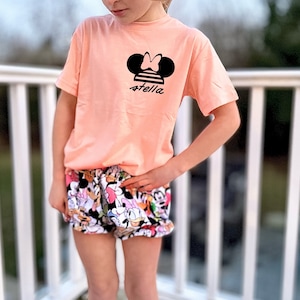 Mickey mouse t shirt girls hot sale