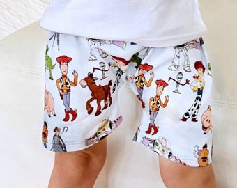 Toy Story Shorts für Kinder, Baby & Kleinkind, Disney Shorts, Hollywood Studios Outfit, Mickey Shorts, Boys Toy Story Shorts
