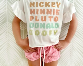 Disney Character Tee, Disney t-shirt, Disney Vacation Tee kids & baby Disney Outfit, Girls Disney Outfit, Kids Mickey t-shirt, Minnie Mickey