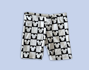 Girls Monochrome Mickey Biker Shorts / Shorties for Kids, Baby & Kids , Disney shorts, Mickey Shorts, Girls Disney Shorts, Minnie Mickey Set