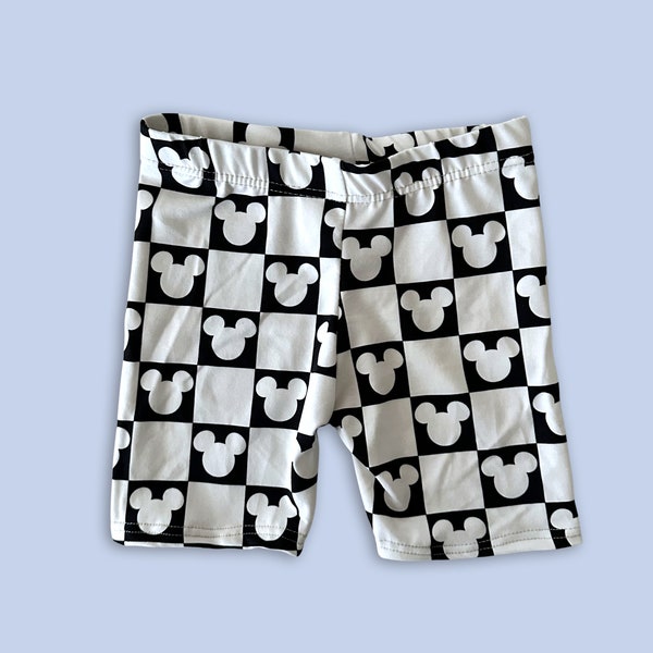 Girls Monochrome Mickey Biker Shorts / Shorties for Kids, Baby & Kids , Disney shorts, Mickey Shorts, Girls Disney Shorts, Minnie Mickey Set