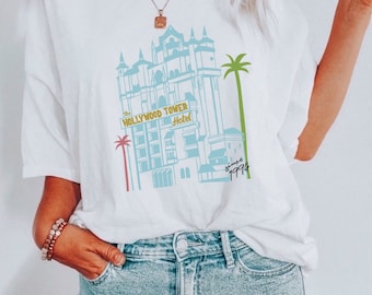 Tower of Terror Tee, Women’s Disney tee, Hollywood Studios Disney Tee, Adult Disney Tee , Disney Vacation Family Trip Tees