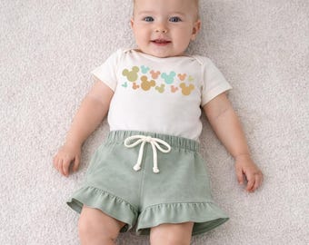 Park Kids Mouse T-Shirt, Park Set, Park Vacation Outfit Kids, Kids Park Outfit, Cool Park Tee, Pastel Mouse Tee